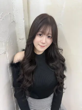 ロング カラー 🫧miyu/カラー エクステ難波🐇ྀིのヘアスタイル