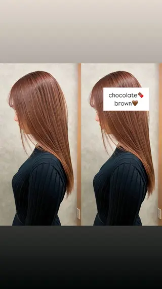 ロング カラー 🤍透明感つやモテ 🤍池袋╱KARINのヘアスタイル