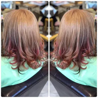 ミディアム カラー 小山内 龍一郎 店長のヘアスタイル