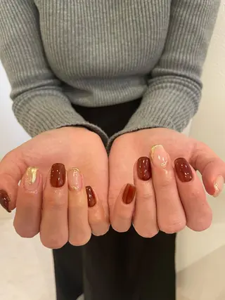 ネイル 束感まつ毛/ネイル/ LED♥KIRARAのマツエク・マツパデザイン