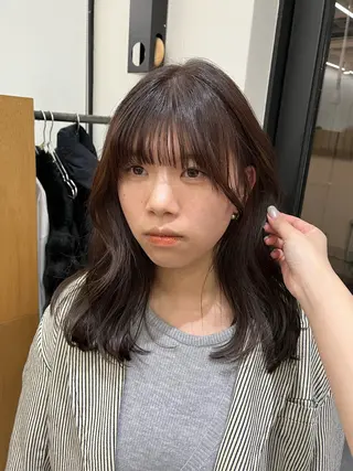 ロング カラー miyu /レイヤー/ブリーチのヘアスタイル