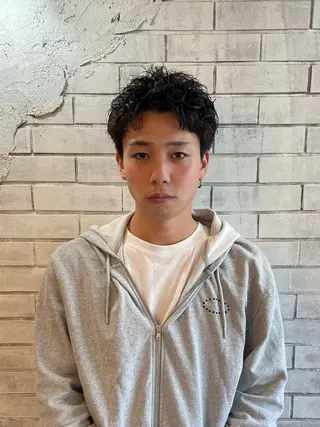 ショート パーマ メンズ スパイキーショート メンズカット/千葉駅のヘアスタイル