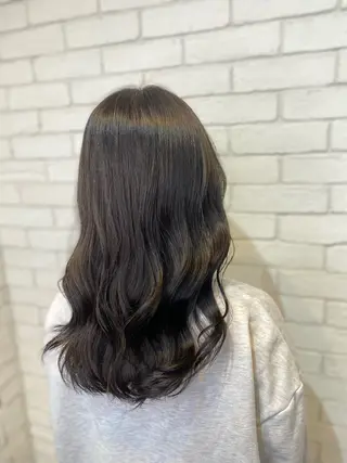 ロング カラー ヨシダ フミノリのヘアスタイル