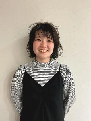 ミディアム パーマ メンズハイトーン/栄 /イトウタケルのヘアスタイル