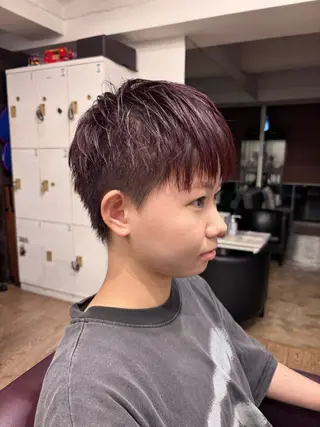 ショート メンズ ドレスヘアー(dress hair)所属・のづみ あかりのヘアスタイル