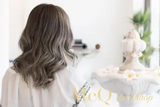 ミディアム カラー haretoki 髪質改善サロンのヘアスタイル