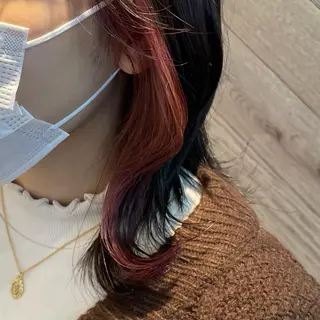 ミディアム カラー FERIA  あべの 🌼西口実来🌼のヘアスタイル