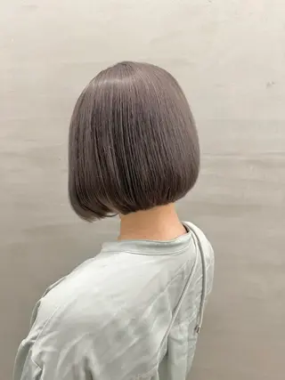 ショート カラー 髪質改善&艶カラー Zina💋池袋のヘアスタイル