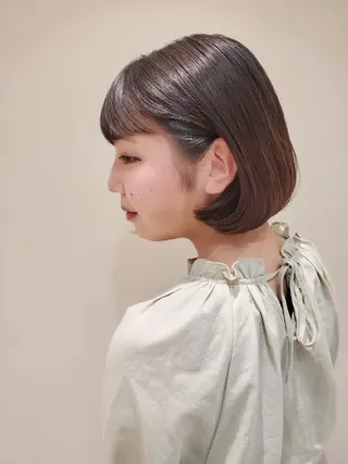 ミディアム 社内カット講師・店長 菅原賢一のヘアスタイル