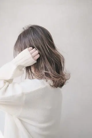 ミディアム カラー beauty: beast 大町店のヘアスタイル