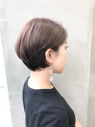 ショート カラー ショート・ボブ 徳竹淳一のヘアスタイル