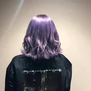 ミディアム カラー ヘアアレンジ 🌐👽フクイ キララ🌎💎のヘアスタイル