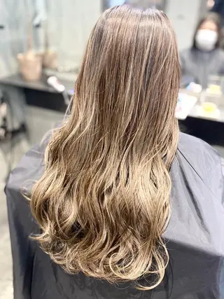 ロング カラー Mogami Kengoのヘアスタイル