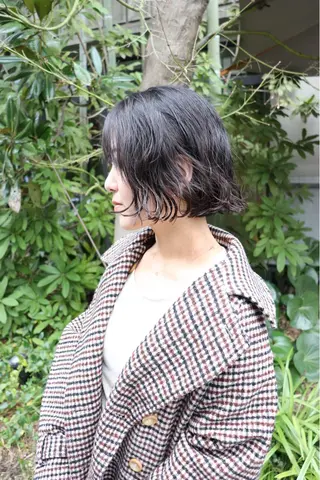 ショート パーマ 似合わせカット /パーマ岡本淳平のヘアスタイル