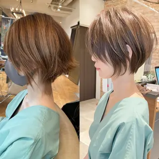 ショート 無料カットモデル /小顔ショート/荒砂のヘアスタイル