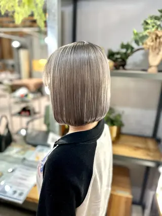 セミロング カラー 溜 一太のヘアスタイル