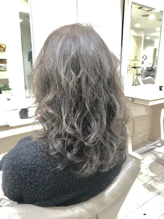 ロング カラー 店長     押野 勇也のヘアスタイル