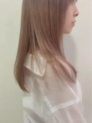 セミロング カラー ひらやま りょういちのヘアスタイル