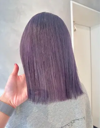 ミディアム カラー 似合わせ小顔ショート /akane🐰♥️のヘアスタイル