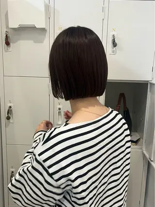 ショート フクシママユ / 柔らかカラーのヘアスタイル