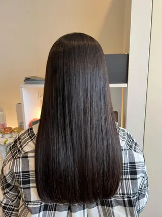 ロング パーマ 竹添 有梨沙のヘアスタイル