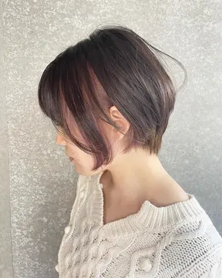 ショート fil横浜店長パーマ ブリーチ特化TOMOのヘアスタイル