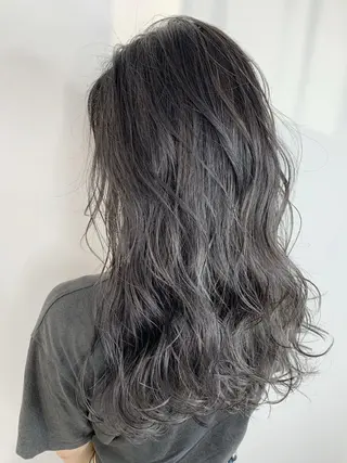 ロング カラー 酸性ストレート/ブリ ーチなし/中村 匠のヘアスタイル