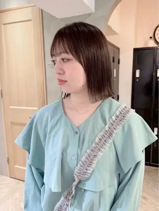 ショート カラー 透明感似合わせカラー 🍀あかり🍀のヘアスタイル