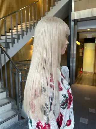ロング カラー Selenehair 三条本店のヘアスタイル
