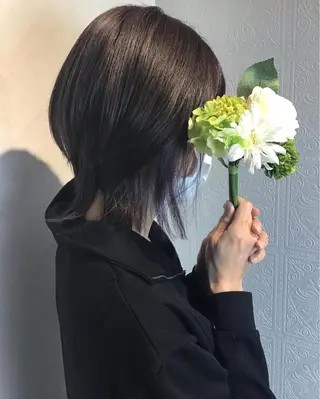 ミディアム カラー 🫧髪質改善 ×艶髪 あや🧸🧡のヘアスタイル