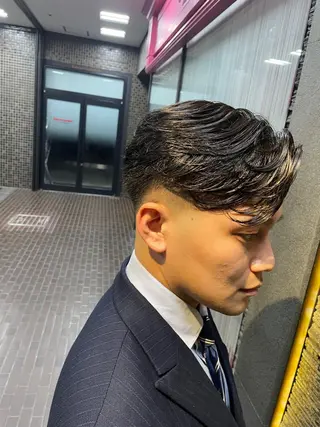 ショート メンズ ヒロ銀座　プレミアムバーバー目黒店所属・ほり たつみのヘアスタイル