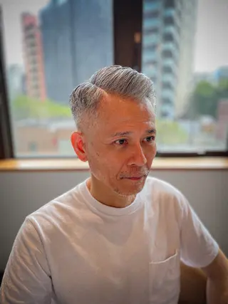 メンズ THE MAN　Leverage New York所属・花形 知希のヘアスタイル