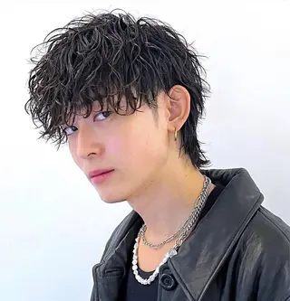 パーマ メンズ 鈴村 梨公/原宿メンズ特化のヘアスタイル
