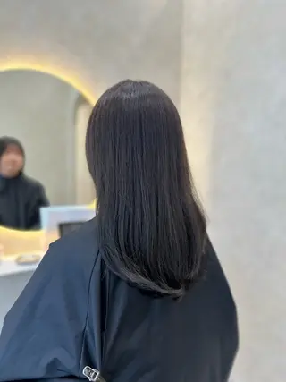 セミロング 松浦 永里のヘアスタイル