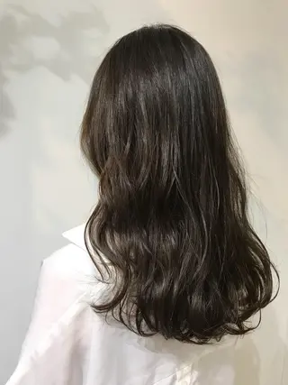ロング カラー いけだ ひかり ハイライトくびれヘアのヘアスタイル