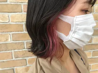 ショート カラー パーマ ヘアアレンジ ❣️倉敷❣️美髪 カラー能登一成のヘアスタイル