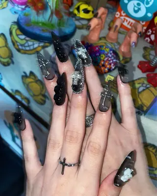 ネイル 福の爪 🍒福山千晴のネイルデザイン