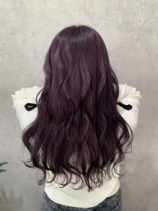 ロング カラー 小島 姫奈里のヘアスタイル