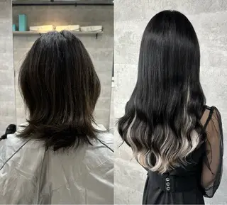 川浪 ほほみのヘアスタイル