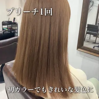 セミロング カラー 中本 達也のヘアスタイル