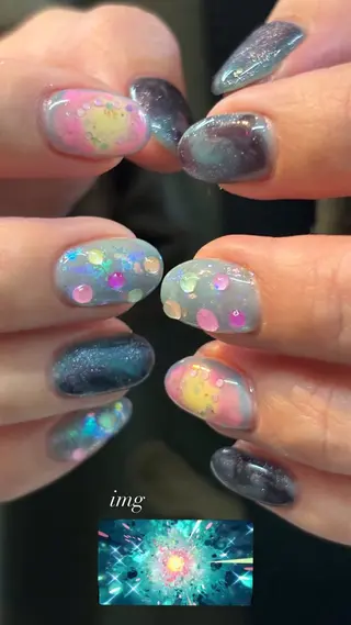 ネイル ニコネイル下北沢店所属・miyu ˚ ༘ ೀのネイルデザイン