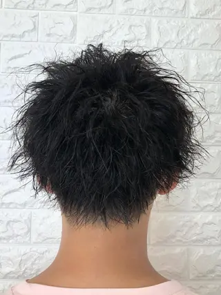 ショート パーマ メンズ 北脇 健治のヘアスタイル