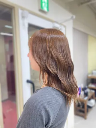 セミロング カラー メンズ キッズ Aoi /Lamp柏 /縮毛矯正🪐のヘアスタイル