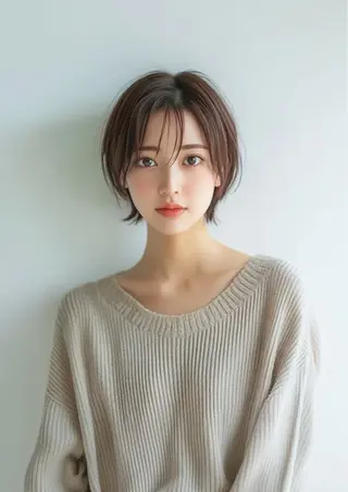ショート 美髪×縮毛矯正 水上真由美😘のヘアスタイル
