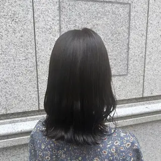 セミロング カラー 韓国ヘア🧸髪質改善 🧸きくちみさきのヘアスタイル