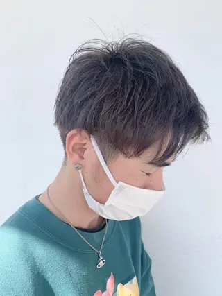 カラー メンズ 茂原 麻生のヘアスタイル