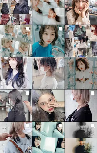 ミディアム MAEDA 西金沢美容室のヘアスタイル