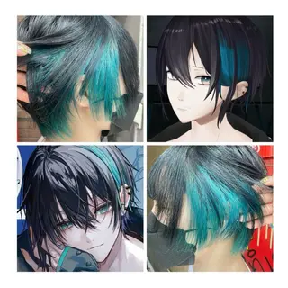 ショート カラー GARU-ガル-所属・TSUNO🦖 派手髪/オタク美容師のヘアスタイル