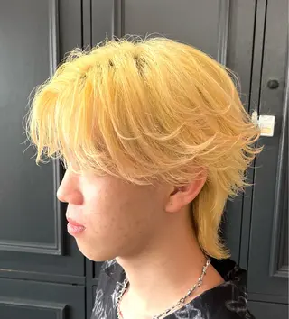 ショート カラー メンズ Log所属・甲斐 匠悟のヘアスタイル