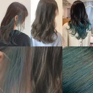 セミロング カラー Bond Story fleek所属・渡辺 麻衣のヘアスタイル